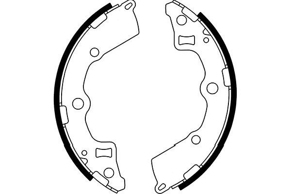 KAVO PARTS Комплект тормозных колодок BS-4406